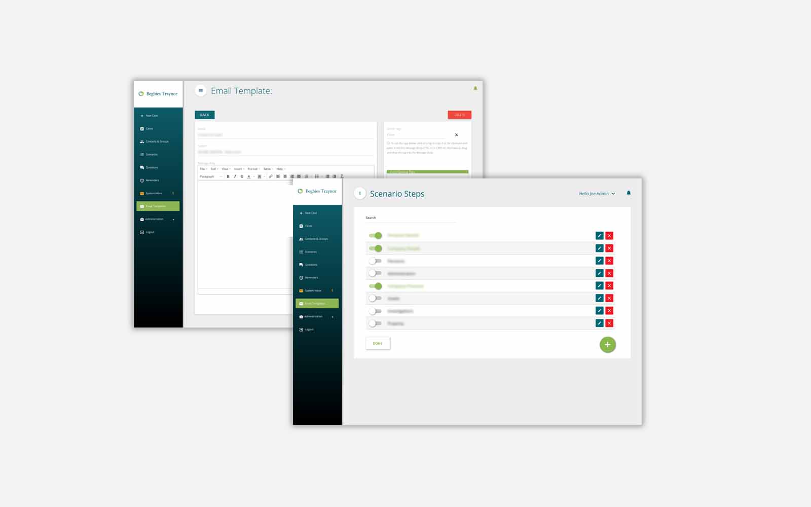 CRM & Business Workflow System form builder